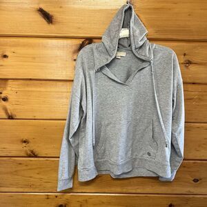 Michael Kors Hoodie Womens Large Gray Pullover Lightweight Outdoors